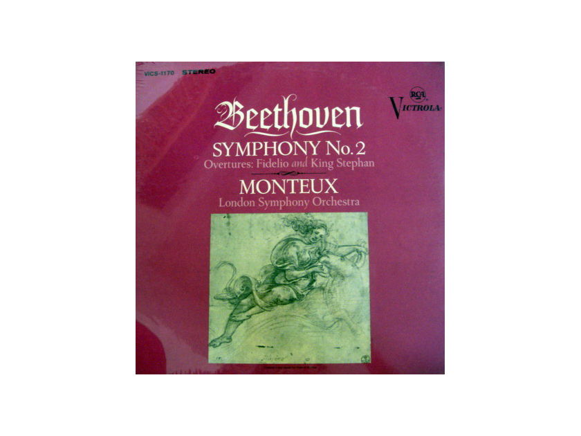 ★Sealed★ RCA Victrola / MONTEUX, - Beethoven Symphony No.2, Original!