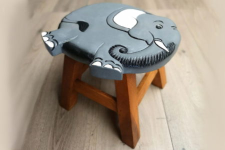 Children's furniture Mix Animal Table + 4 stools Set - Image 6