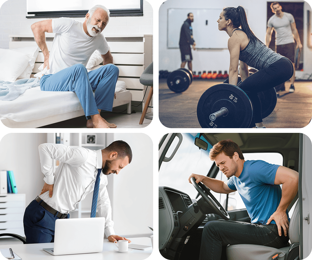 lumbar traction massager