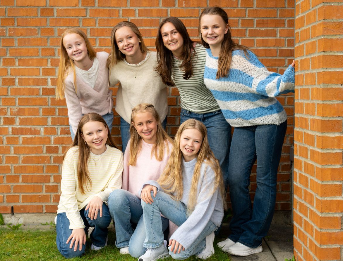 bilder av 7 jenter