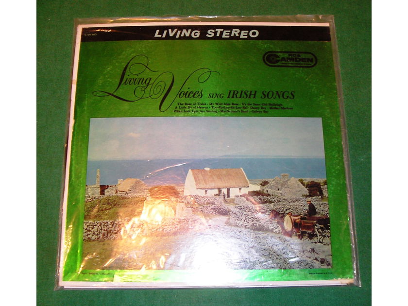 IRISH SONGS - LIVING VOICES - RCA LIVING STEREO CAMDEN LABEL * 9/10 *