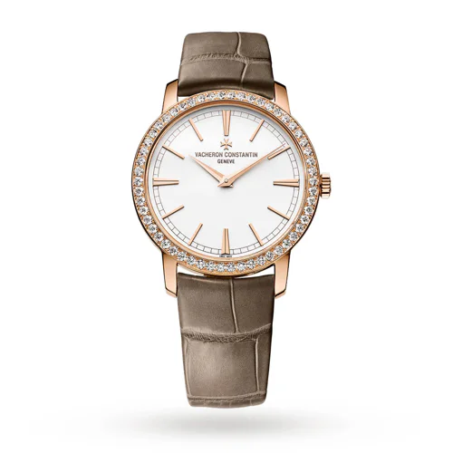 Vacheron Constantin Traditionnelle Patrimony Traditionnelle White Dial Diamond Set