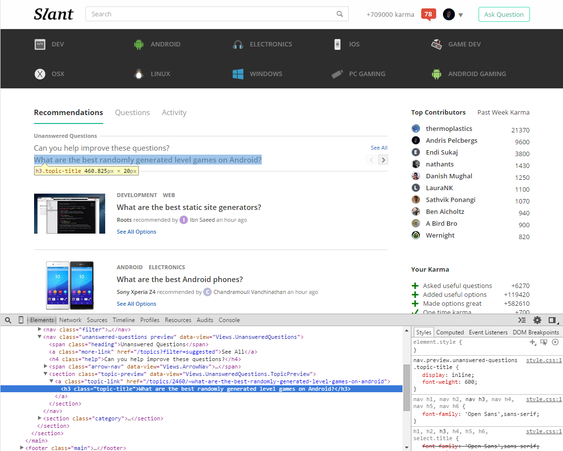 Chrome DevTools Review - Slant