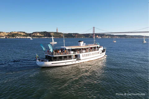 Sunset Boat Tour with Music and Drinks (Barco Evora ship)