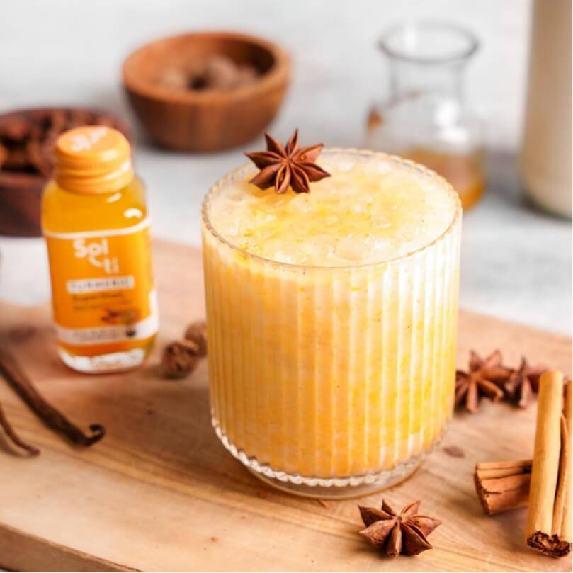Iced Turmeric Latte - TURMERIC SuperShot 