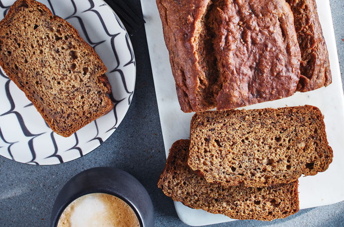 Reduced-Sugar Banana Bread