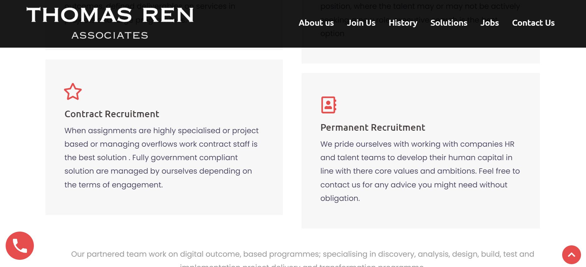 Thomas Ren Associates product / service