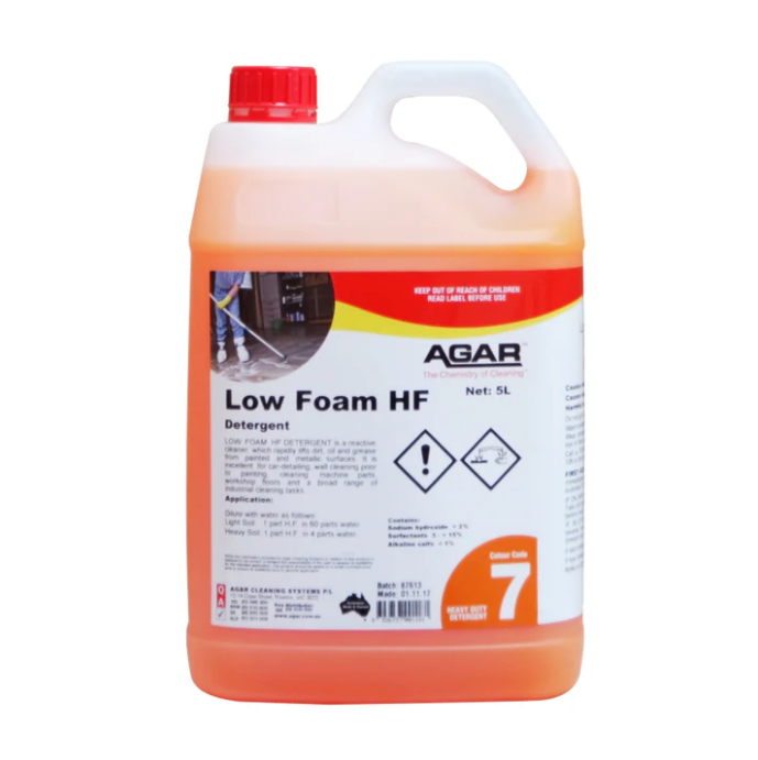 Agar Low Foam HF Solvent Detergent 5L