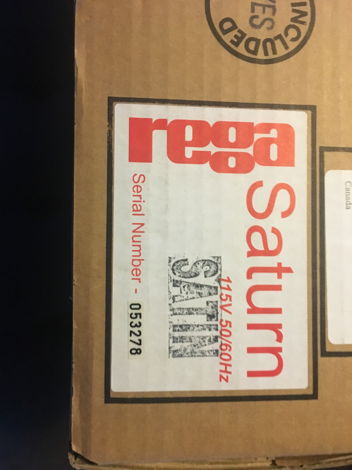 Rega Saturn CD Player OBM Includes Shipping and Paypal
