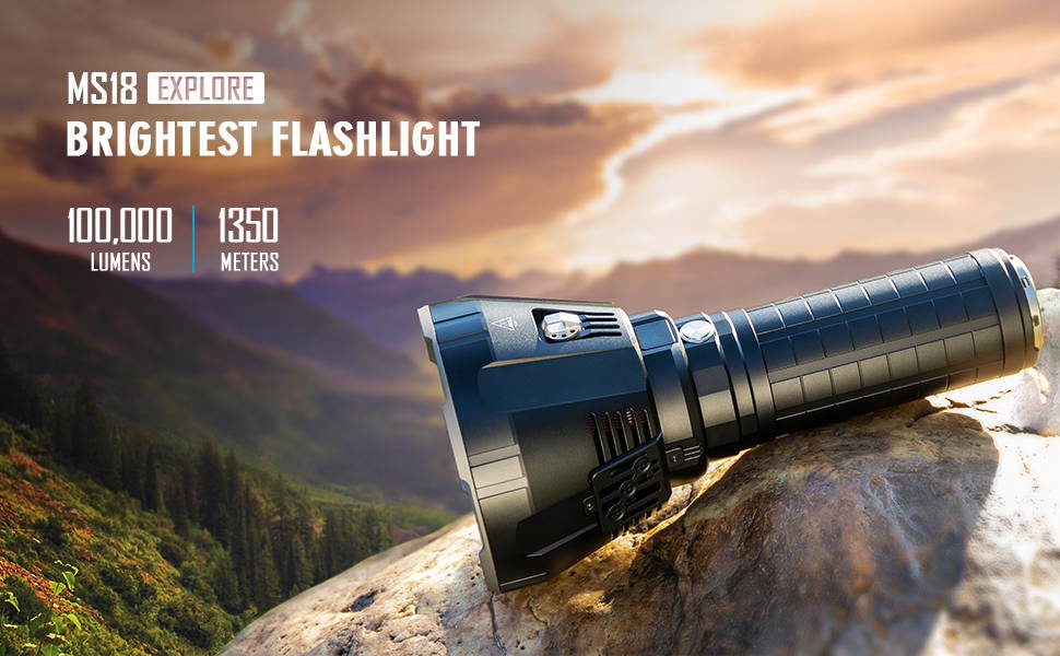 IMALENT MS18 Brightest Flashlight