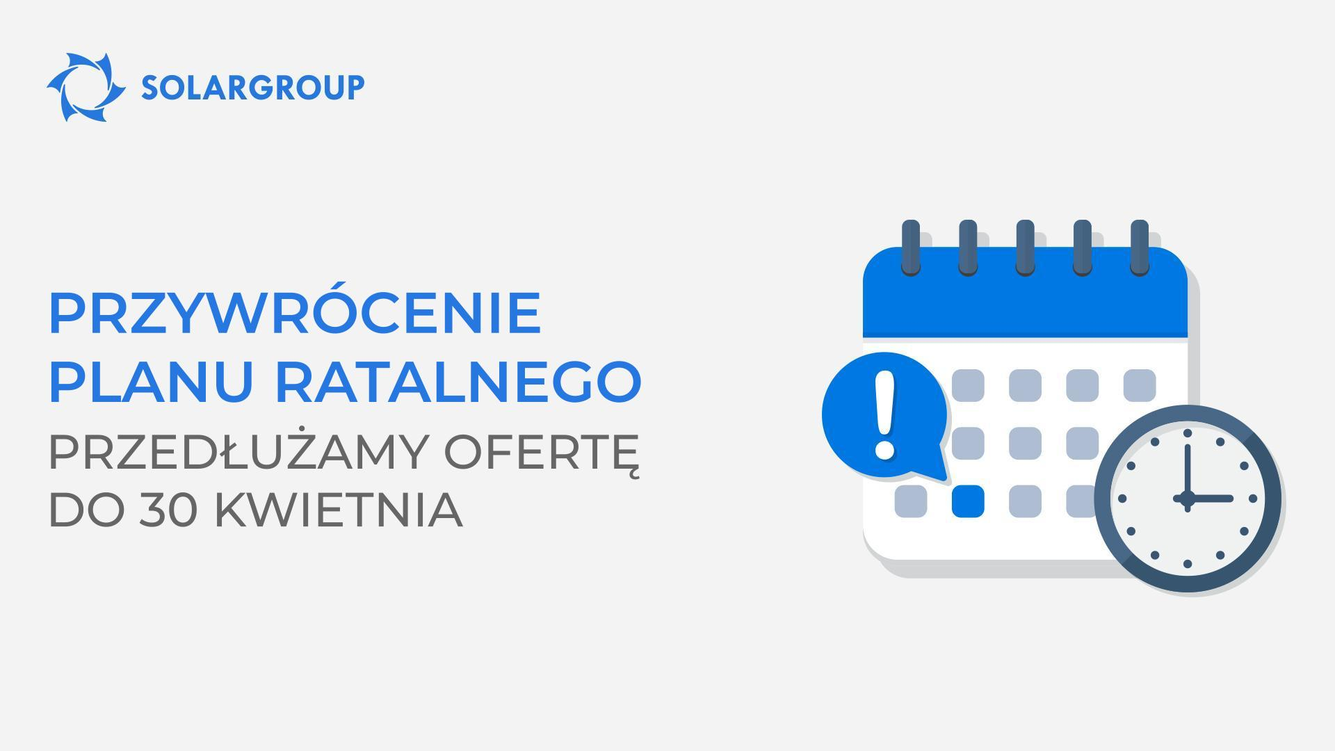 Przywrócenie planu ratalnego: przedłużamy promocję na koncie osobistym do 30 kwietnia