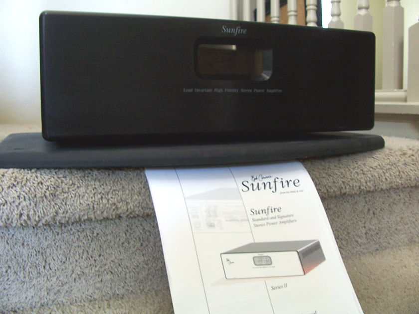 Sunfire Standard Series 2   Free Shipping!!!