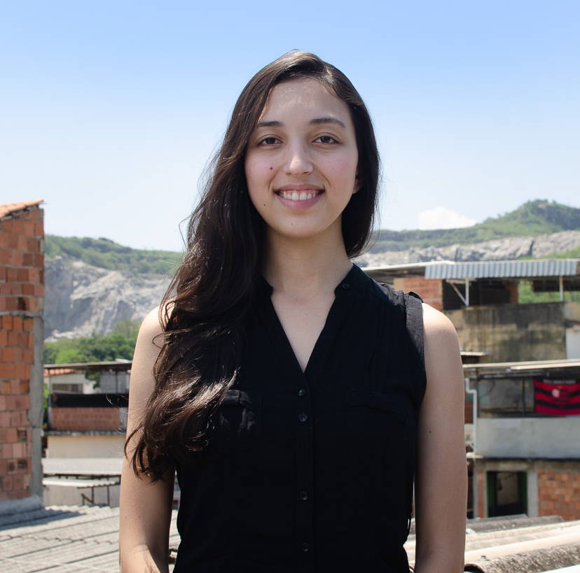 Our journalist Thais Cavalcante who also lives in a Rio favela