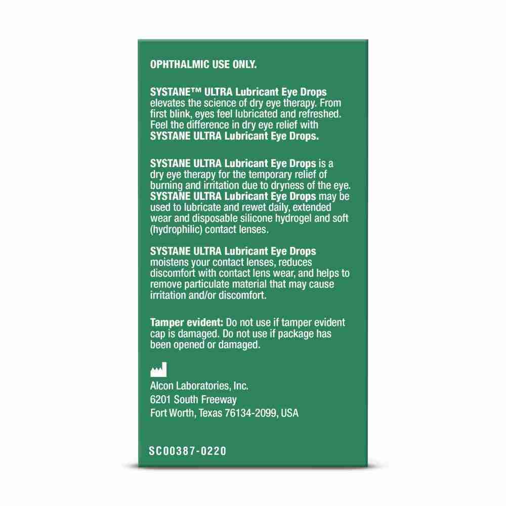Systane Ultra Lubricating Eye Drops 10Ml - Image 4