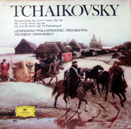 DG / Tchaikovsky Symphony No.4~6, - MRAVINSKY/LPO, MINT...