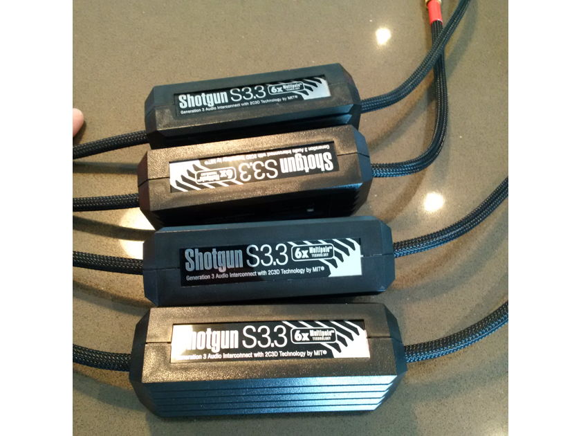 MIT Cables Shotgun S3.3 interconnect cables (3 ft)