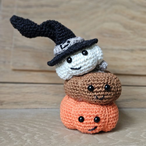 Amigurumi - Pat, Pip en Puck Pompoen