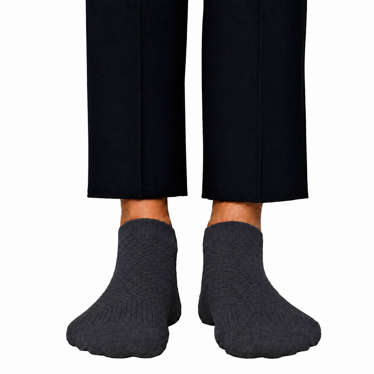 Men's Knee High Dress Socks in Navy