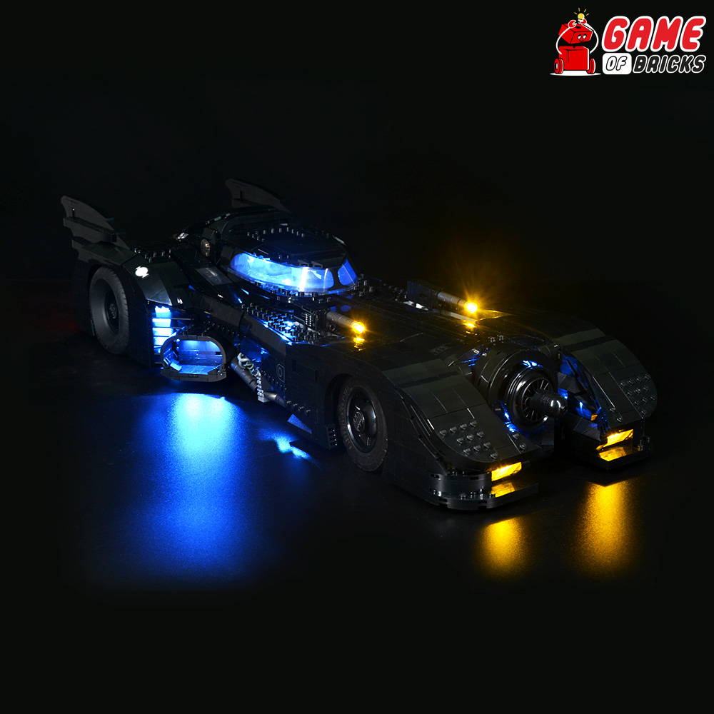 lego batmobile lights