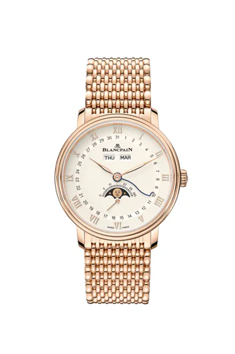 Blancpain Villeret Quantième Complet Calendar Rose Gold