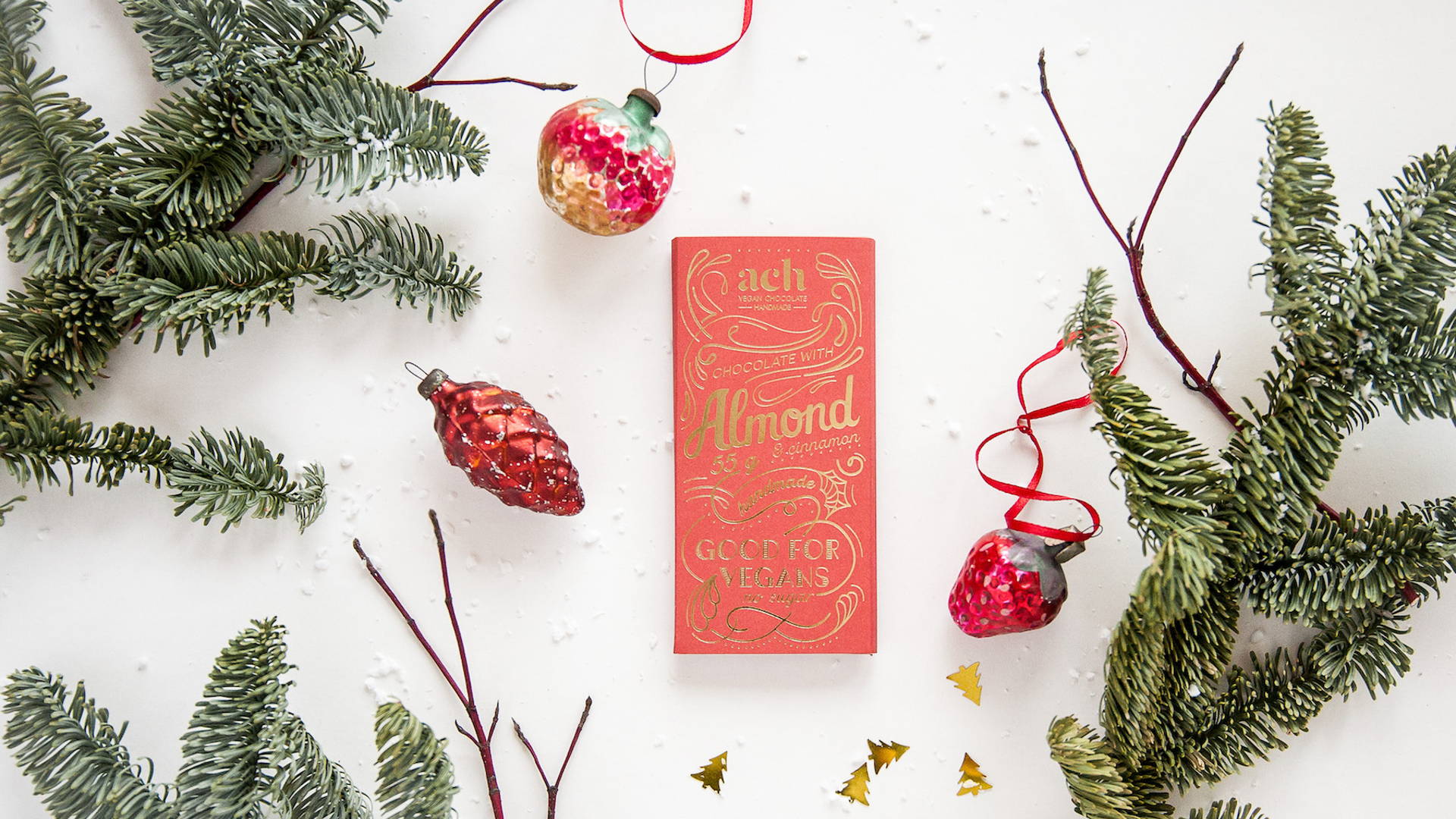 Featured image for Creating Unique Typography for Festive Vegan Chocolate Bars