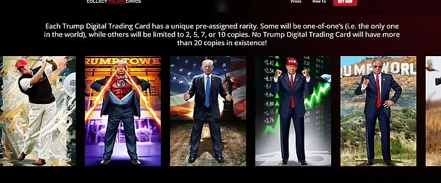 The Donald Trump Digital Trading Card collection