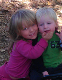 Lisa's kids: Liz and Chance