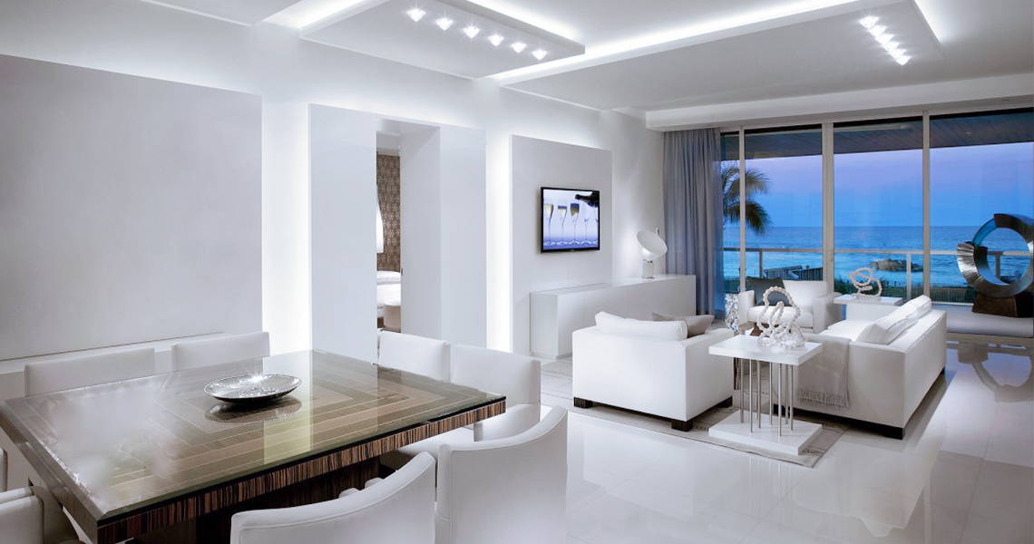 Daylight White 6000K LED Strips for Dining Room 