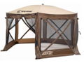 Quick Clam Gazebo Canopy Brown