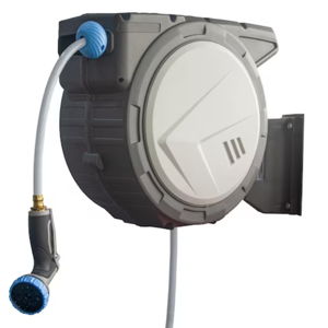Style Selections Plastic 100-ft Wall-mount Hose Reel | Lowes