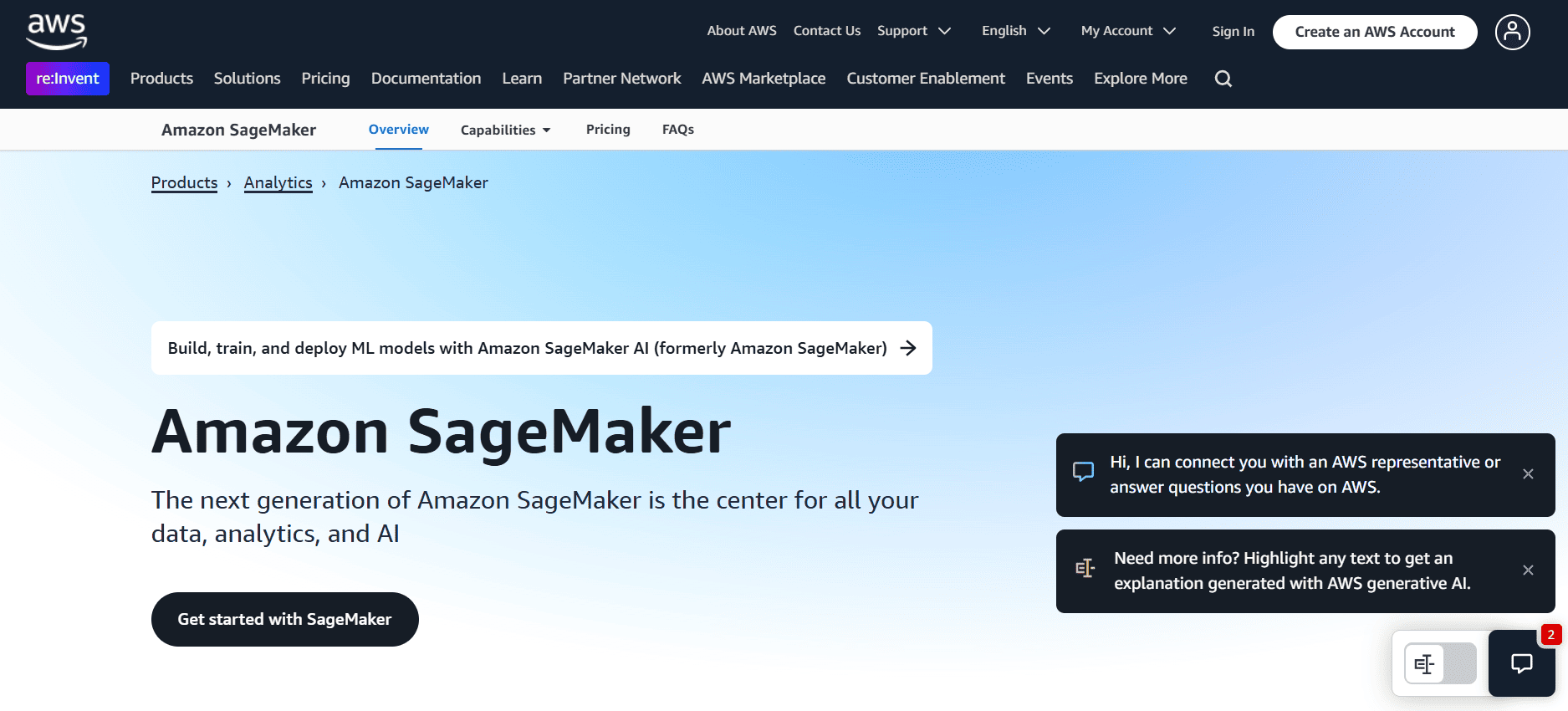 Amazon SageMaker