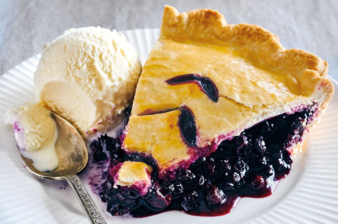 Tarte aux bleuets