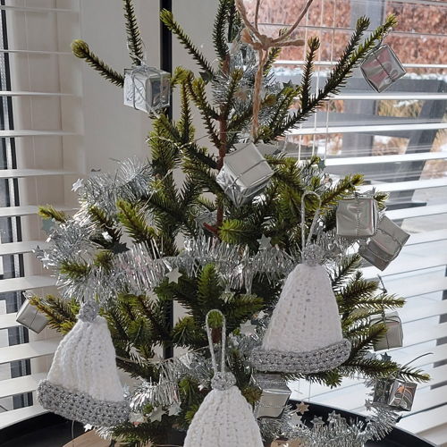 Christmas hat ornament for the Christmas tree