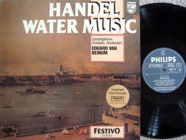 Philips / VAN BEINUM, - Handel Water Music, NM!