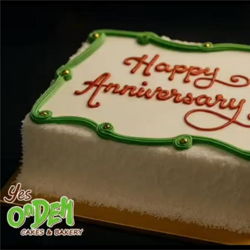 Ondeh Ondeh Cake (Doubled  8" x 10")