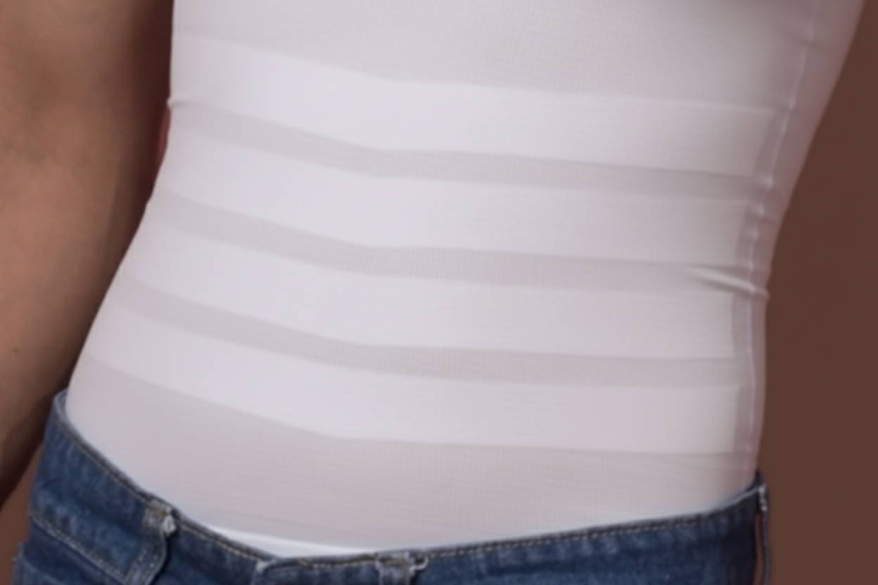 Zenrik Everyday Mens Vest Shapewear gives Abdomen Compression for Flatter Look 