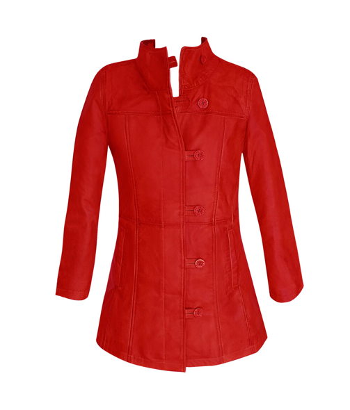 KATTY - Red LEATHER
