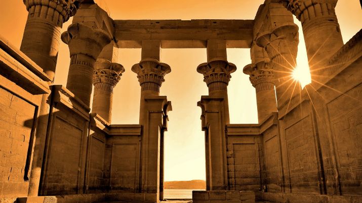 Philae Temple is an ancient temple complex dedicated to the goddess Isis