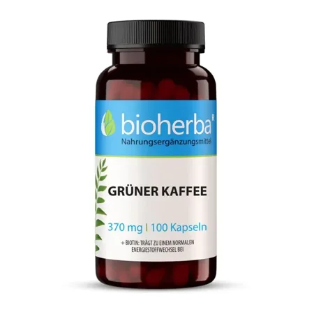 Grüner Kaffee 370 mg 100 Kapseln