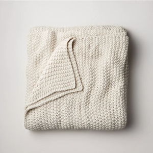 Chunky Knit Bed Blanket - Casaluna™