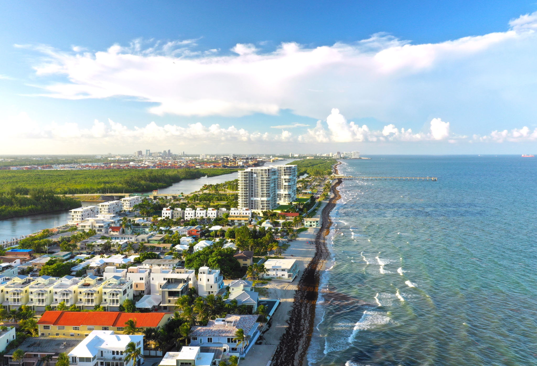 skyview of DANIA BEACH