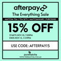 Afterpay Purematcha Everything Sale 2020. Save 15% off everything!