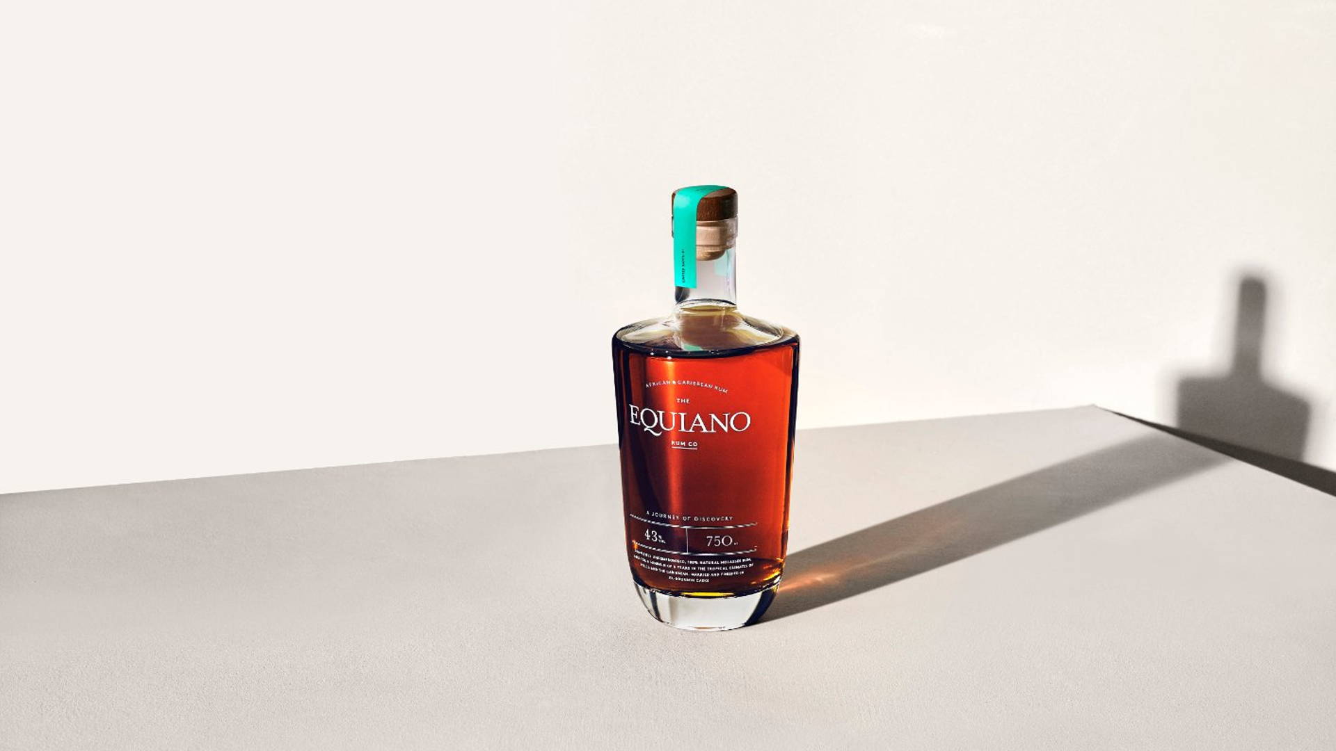 Featured image for The Real Star Of Equiano Rum Is Its Elegant Bottle Design
