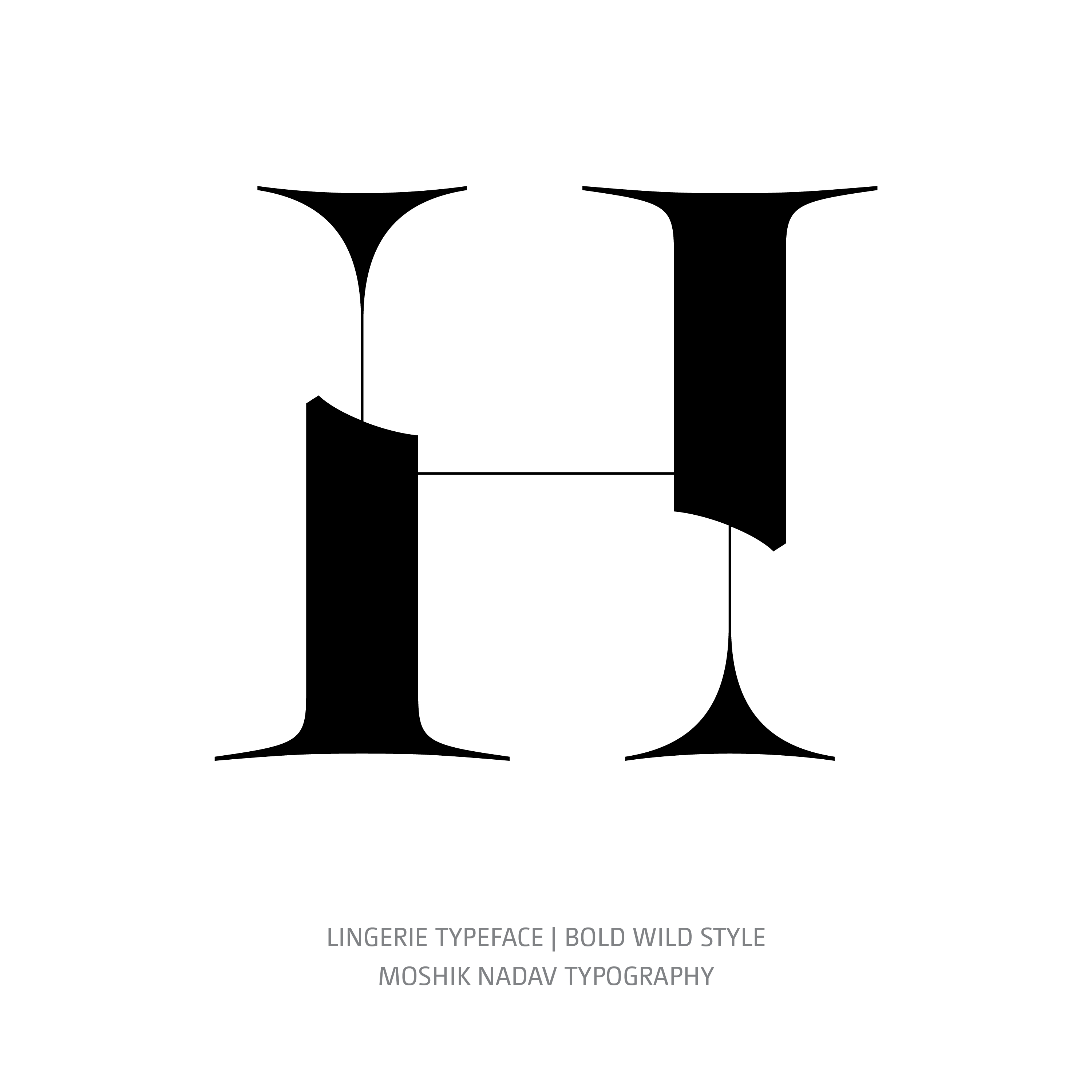 Lingerie Typeface Bold Wild H