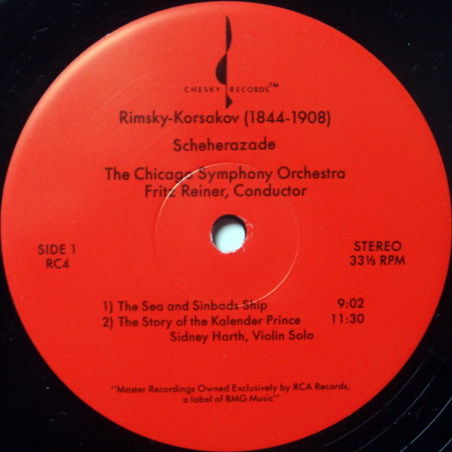 ★Audiophile 180g★ Chesky / REINER, - Rimsky-Korsakov Sc...