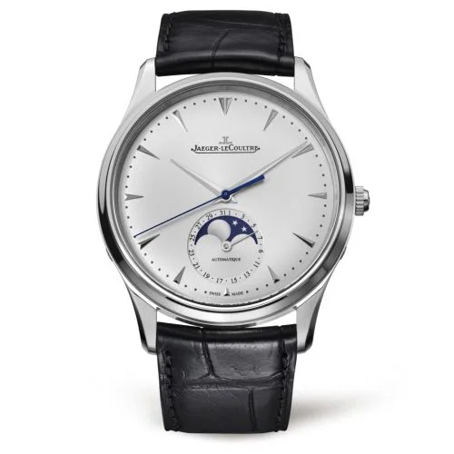 Master Ultra Thin Moon Stainless Steel / Silver / Alligator