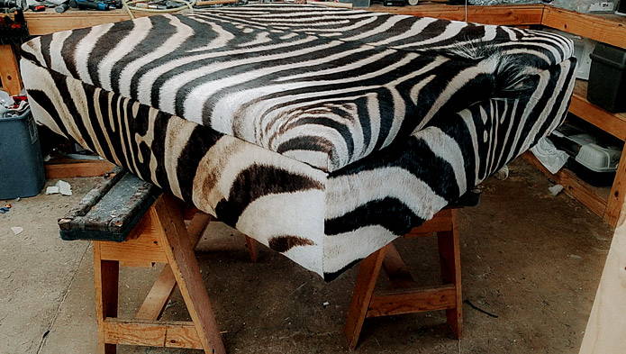 zebra ottoman furniture