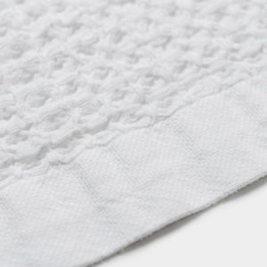 Waffle Bath Sheet Set | White