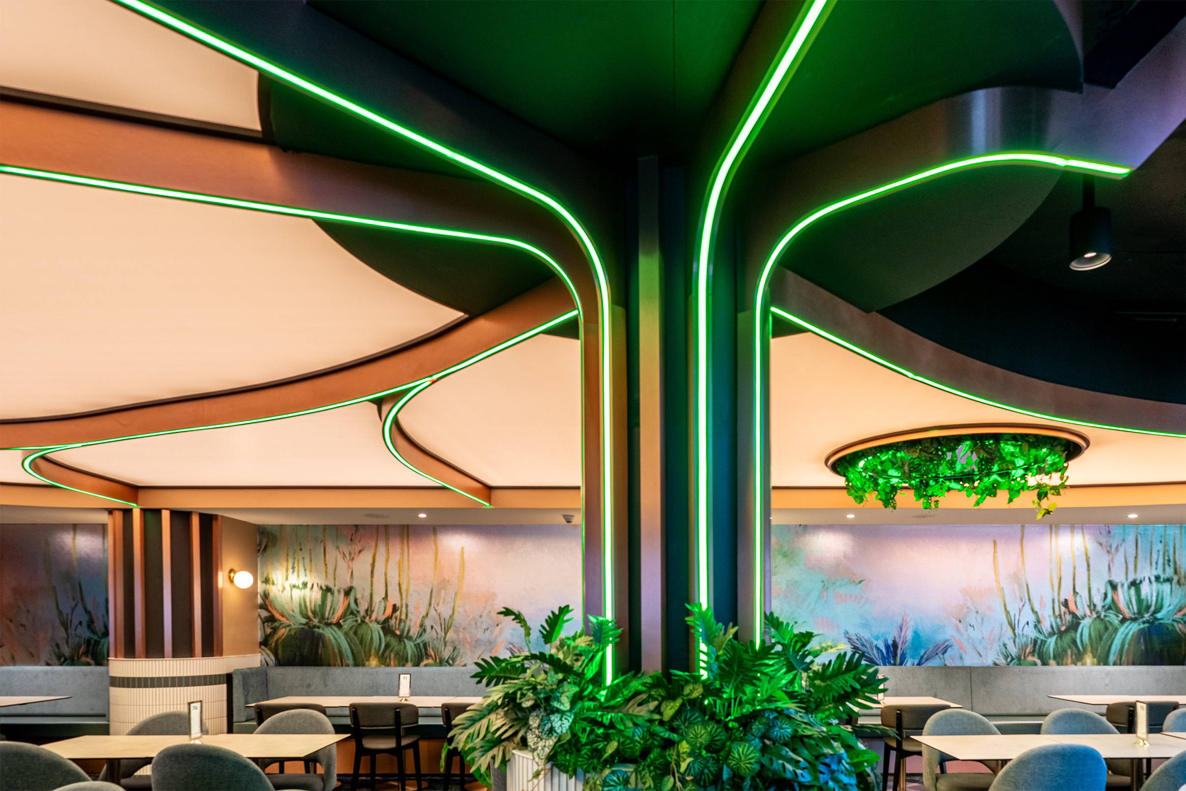 Commercial RGB LED Strips by Havit, Commercial Pendant Lighting by Havit