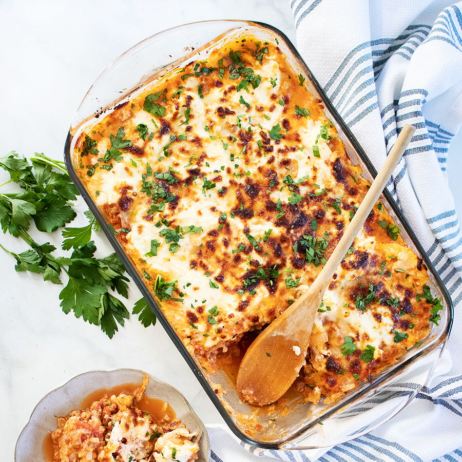 keto cauliflower ziti